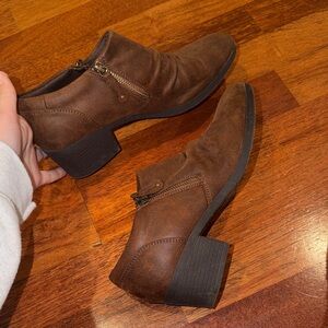 Bjorndal Dark Brown Ankle Booties